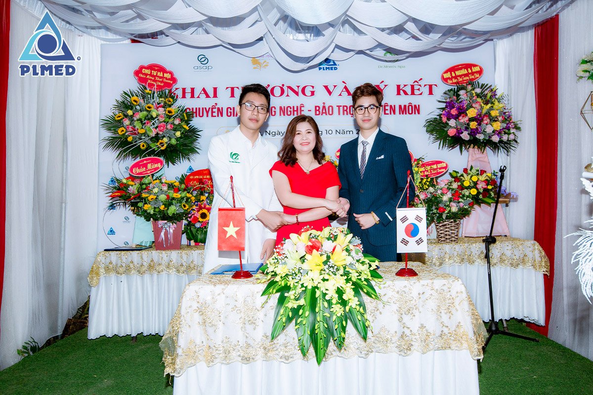 PLMED Việt Nam đồng hành chuyển giao cùng tham dự khai trương Minh Hồng Spa tại tỉnh Hòa Bình
